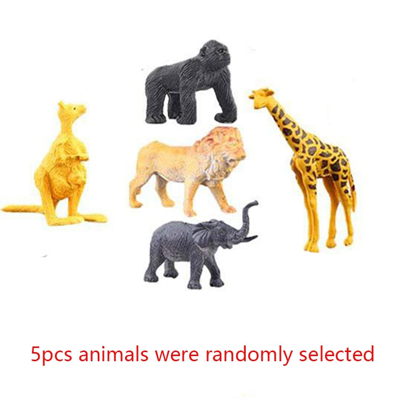 53Pcs/set Animal Toy Simulation