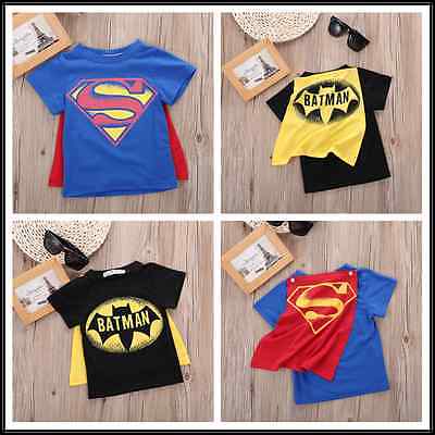 Superheroes T-Shirt with Cape