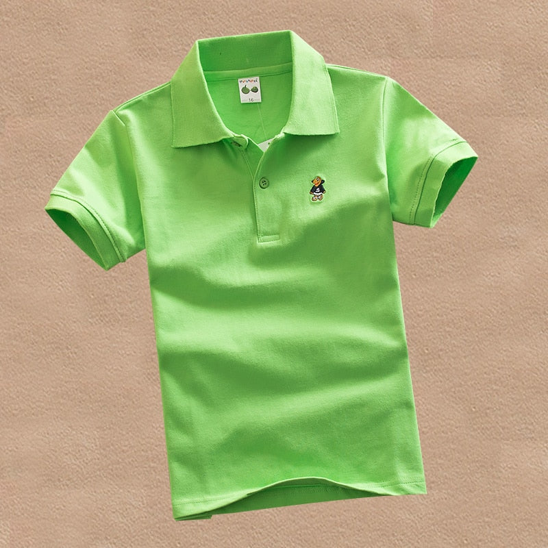 Solid Colour Polo Shirt
