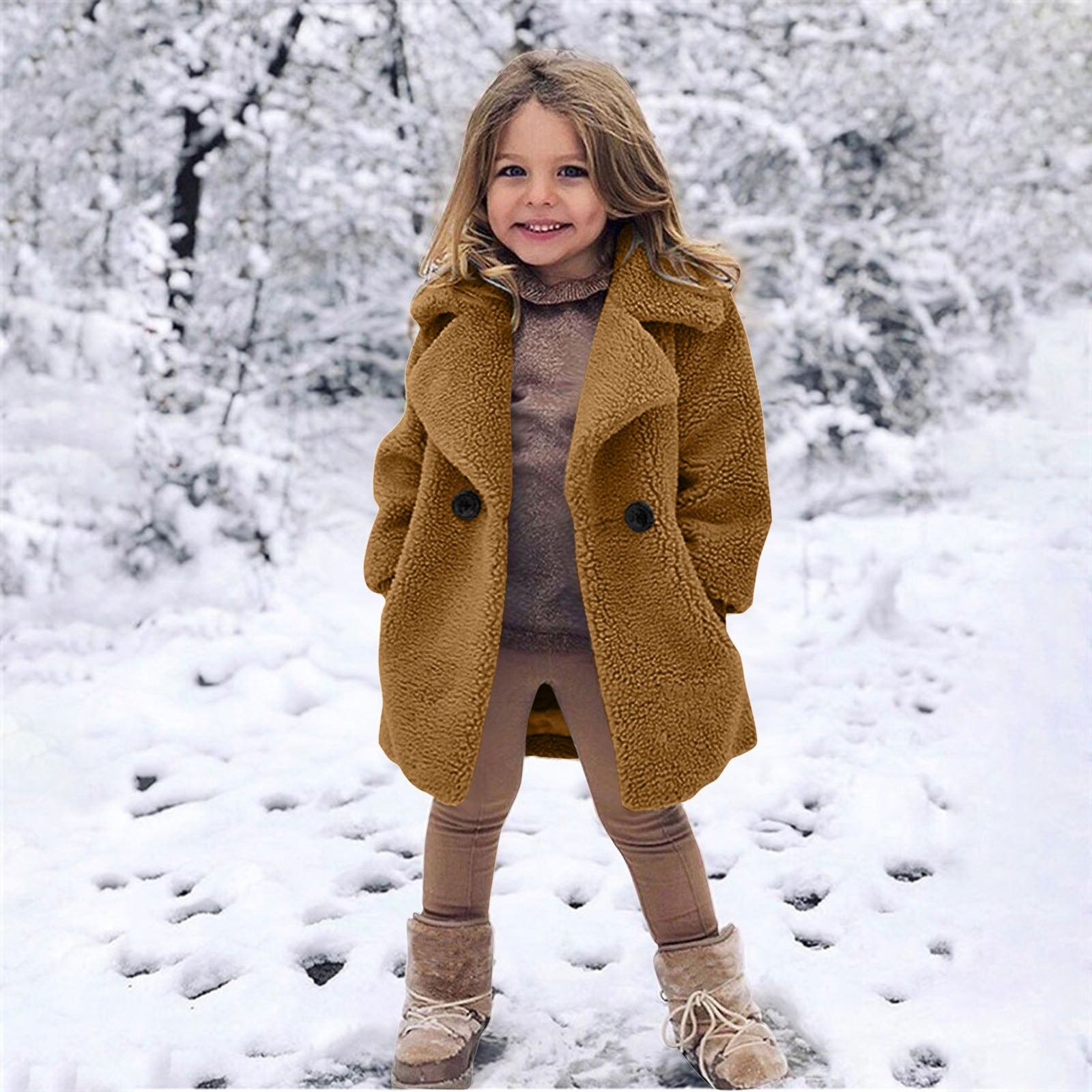 Windproof Winter Solid Coat