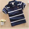 Stripes Short Sleeve Polo Shirt