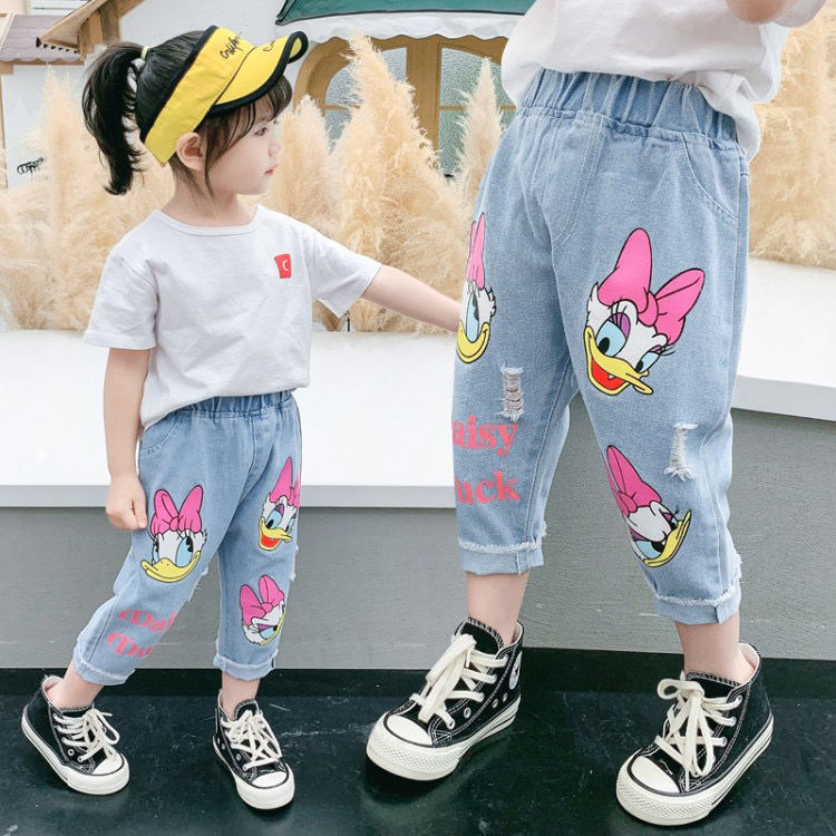 Daisy Duck Printed Jeans