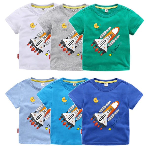 Cartoon Rocket T-Shirt