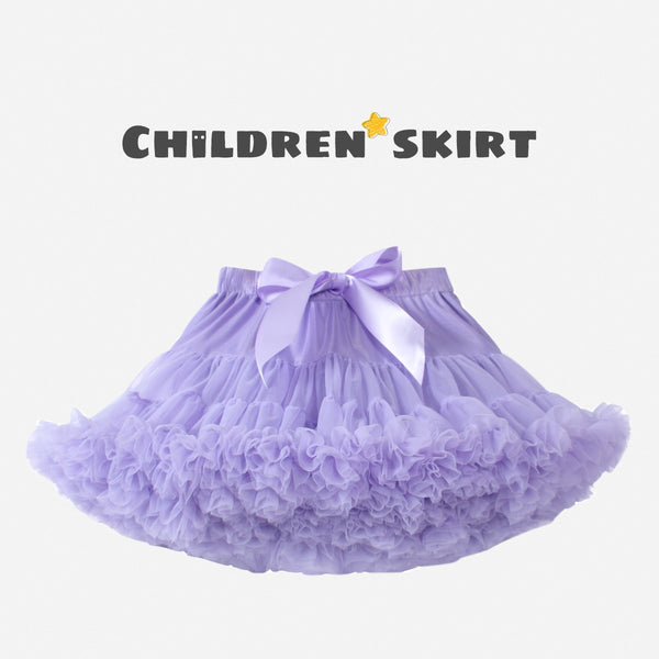 Solid Fluffy Tulle Tutu Skirt