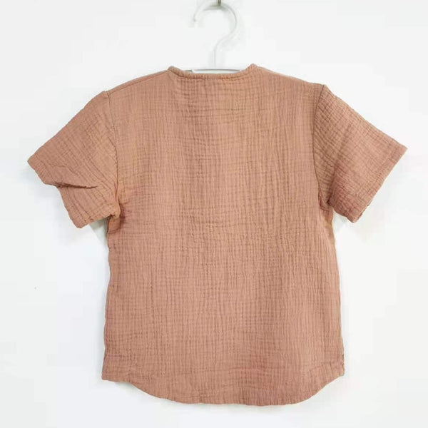 Linen Henley T-Shirt